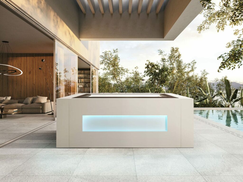 Solid Surface Whirlpool Terrasse